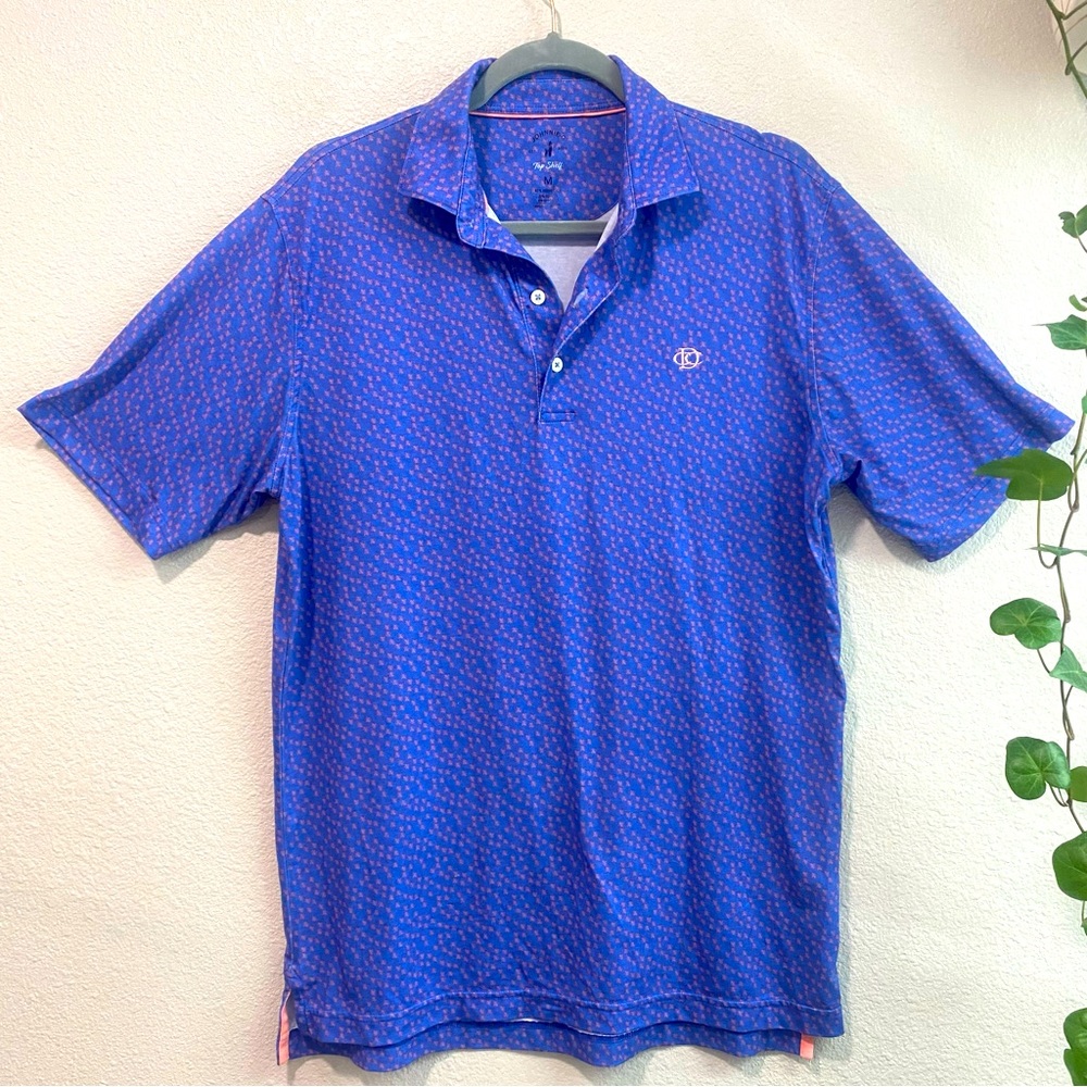 JOHNNIE-O HOOTIE TOP SHELF PREP-FORMANCE POLO‎ SHIRT IN BISCAYNE SZ MEDIUM - Picture 3 of 11